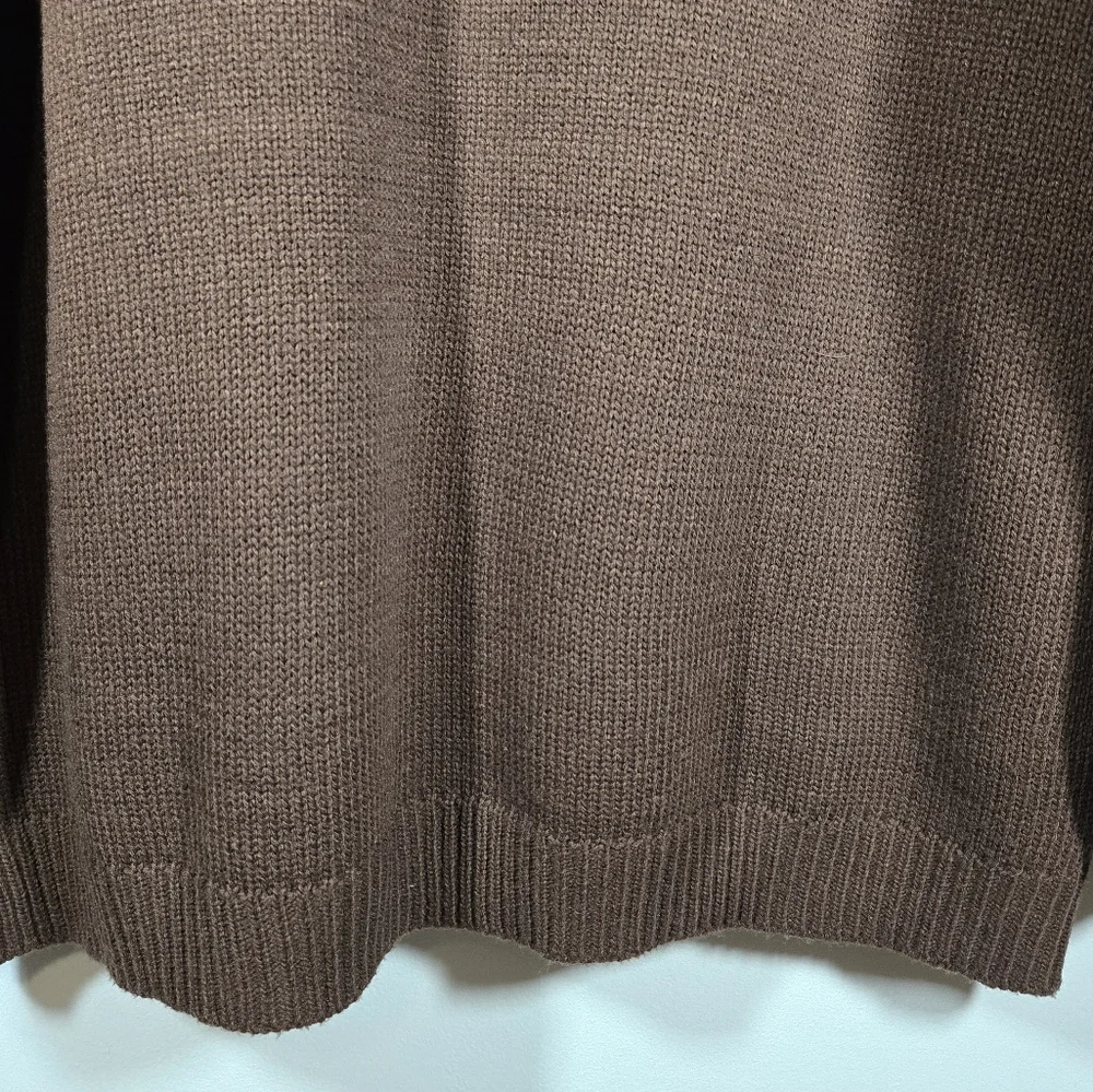 Vintage‎ South Pole Brown Mock Neck Sweater Men’s XL Y2K Streetwear